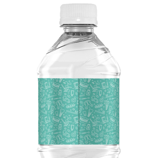Dental Hygienist Water Bottle Label - Back View