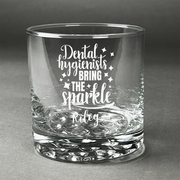 Custom Dental Hygienist Whiskey Glass - Engraved (Personalized)