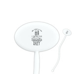 Dental Hygienist Oval Plastic Stir Sticks (Personalized)