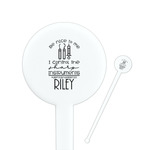 Dental Hygienist Round Plastic Stir Sticks (Personalized)