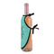 Dental Hygienist Wine Bottle Apron - DETAIL WITH CLIP ON NECK