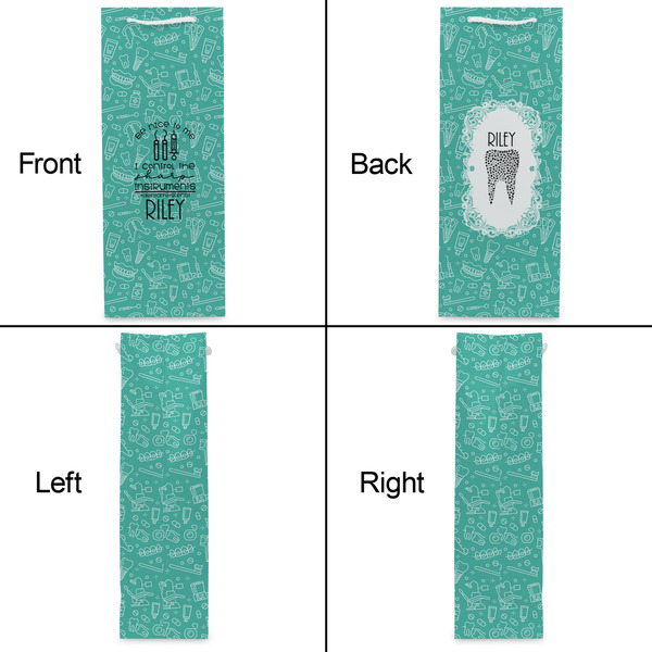 Dental Hygienist Wine Gift Bag - Gloss - Approval
