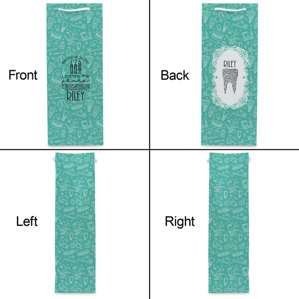 Dental Hygienist Wine Gift Bag - Matte - Approval