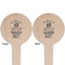 Dental Hygienist Wooden 4" Food Pick - Round - Double Sided - Front & Back
