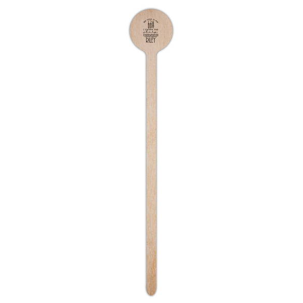 Dental Hygienist Wooden 7.5" Stir Stick - Round - Single Stick