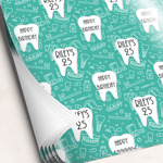 Dental Hygienist Wrapping Paper Sheets - Single-Sided - 20" x 28" (Personalized)