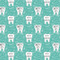Dental Hygienist Wrapping Paper Square