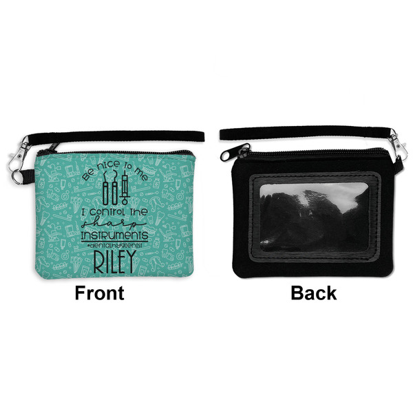 Dental Hygienist Wristlet ID Cases - Front & Back