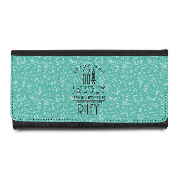 Custom Dental Hygienist Leatherette Ladies Wallet (Personalized)
