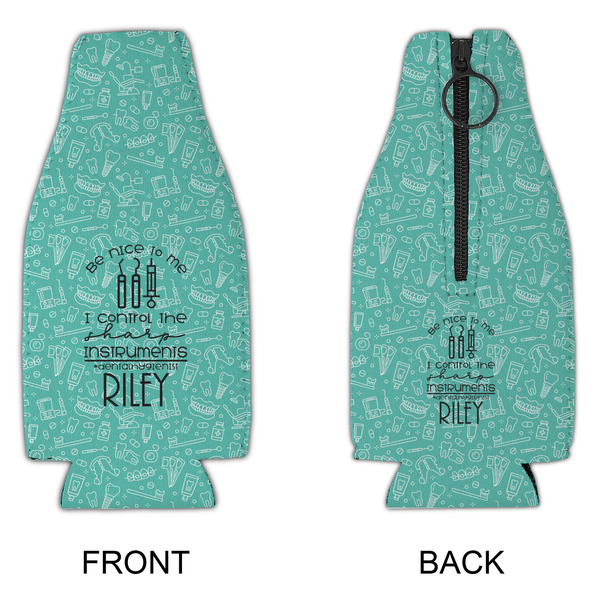 Dental Hygienist Zipper Bottle Cooler - APPROVAL