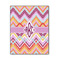 Ikat Chevron Wood Print - 11x14 (Personalized)