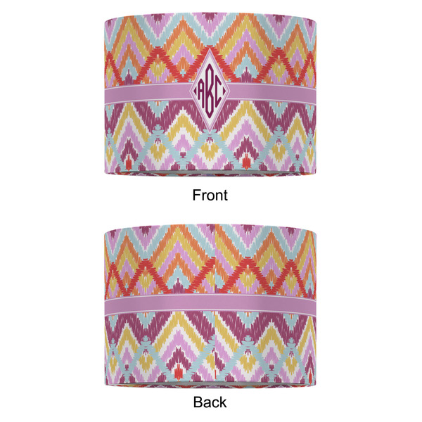 Ikat Chevron 12" Drum Lampshade - APPROVAL (Fabric)