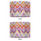 Ikat Chevron 12" Drum Lampshade - APPROVAL (Fabric)