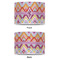 Ikat Chevron 12" Drum Lampshade - APPROVAL (Poly Film)