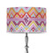Ikat Chevron 12" Drum Lamp Shade - Poly-film (Personalized)
