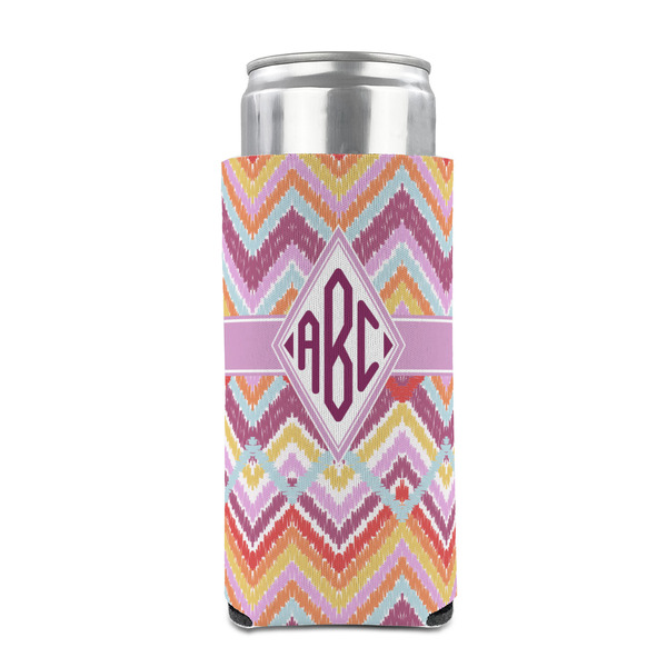 Ikat Chevron 12oz Tall Can Sleeve - FRONT (on can)