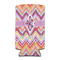 Ikat Chevron 12oz Tall Can Sleeve - Set of 4 - FRONT