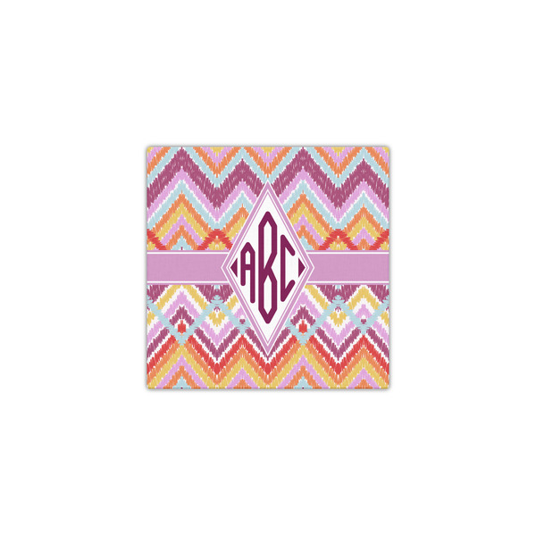 Ikat Chevron 12x12 - Canvas Print - Front View