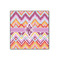 Ikat Chevron Wood Print - 12x12 (Personalized)