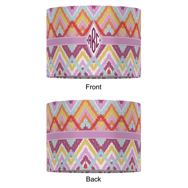 Ikat Chevron 16" Drum Lampshade - APPROVAL (Fabric)