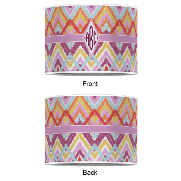Ikat Chevron 16" Drum Lampshade - APPROVAL (Poly Film)