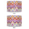 Ikat Chevron 16" Drum Lampshade - APPROVAL (Poly Film)
