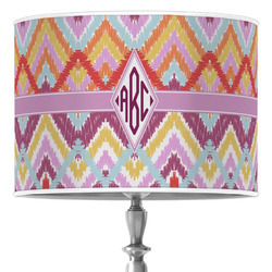 Ikat Chevron Drum Lamp Shade (Personalized)