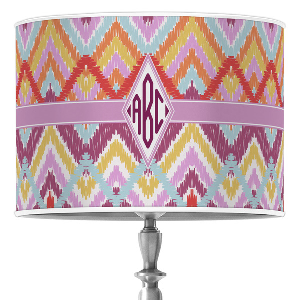 Custom Ikat Chevron Drum Lamp Shade (Personalized)
