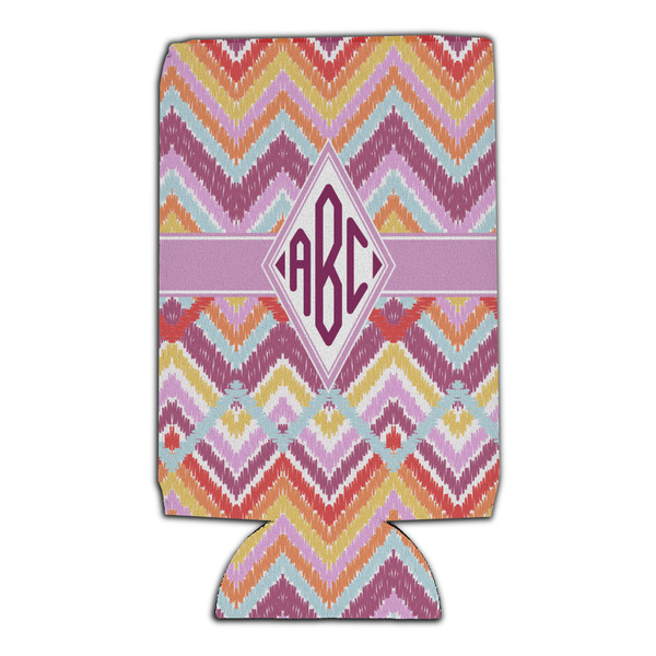 Ikat Chevron 16oz Can Sleeve - Set of 4 - FRONT