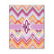 Ikat Chevron Wood Print - 16x20 (Personalized)