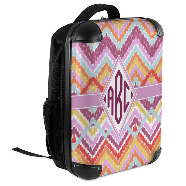 Ikat Chevron 18" Hard Shell Backpacks - ANGLED VIEW