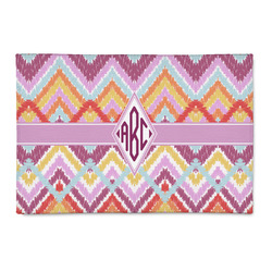 Ikat Chevron Patio Rug (Personalized)
