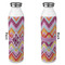 Ikat Chevron 20oz Water Bottles - Full Print - Approval