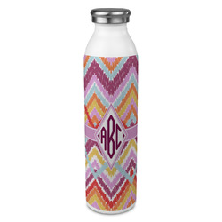 Ikat Chevron 20oz Stainless Steel Water Bottle - Full Print (Personalized)
