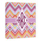 Ikat Chevron Canvas Print - 20x24 (Personalized)