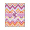 Ikat Chevron Wood Print - 20x24 (Personalized)