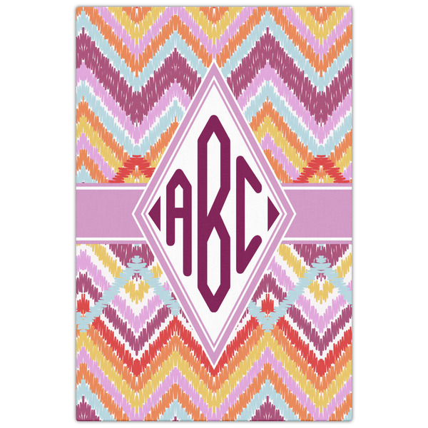 Ikat Chevron 20x30 - Canvas Print - Front View