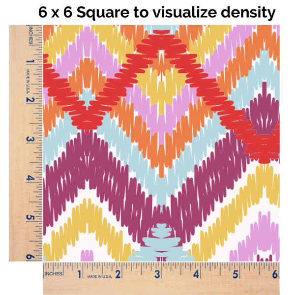 Ikat Chevron 6x6 Swatch of Fabric