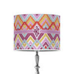 Ikat Chevron 8" Drum Lamp Shade - Poly-film (Personalized)