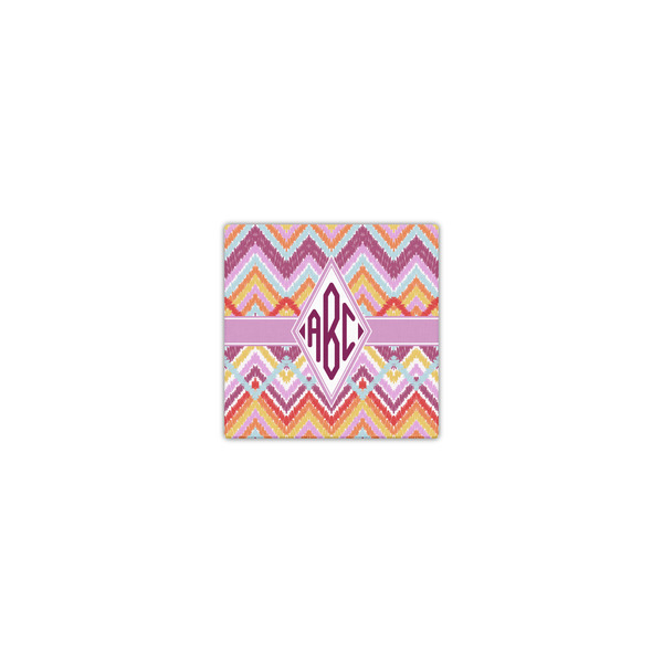 Ikat Chevron 8x8 - Canvas Print - Front View