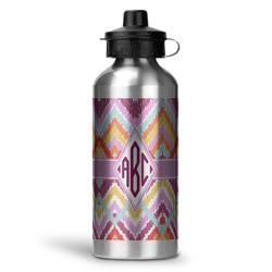 Ikat Chevron Water Bottles - 20 oz - Aluminum (Personalized)