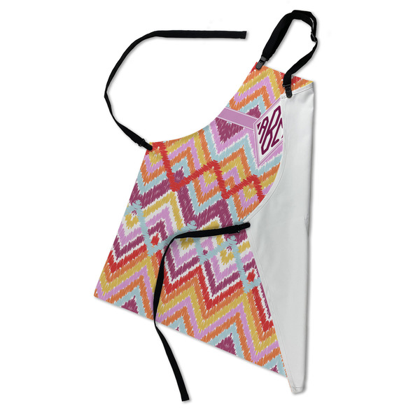 Ikat Chevron Apron - Folded