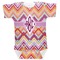 Ikat Chevron Baby Bodysuit 3-6 (Personalized)