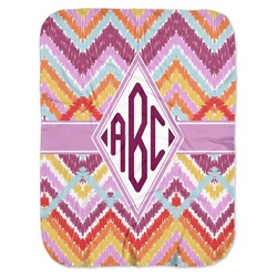 Ikat Chevron Baby Swaddling Blanket (Personalized)