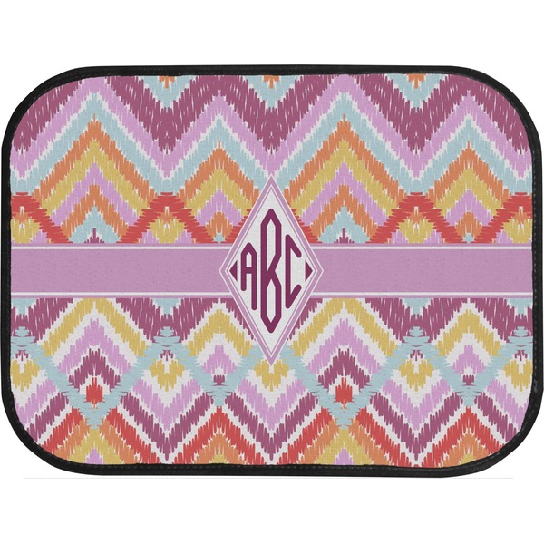 Ikat Chevron Back Seat Car Mat