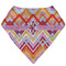 Ikat Chevron Bandana Bib (Personalized)