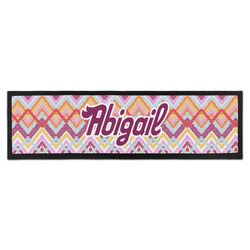 Ikat Chevron Bar Mat - Large (Personalized)