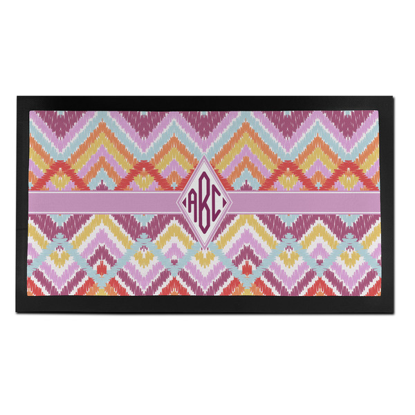 Ikat Chevron Bar Mat - Small - FRONT