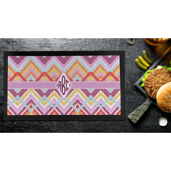 Ikat Chevron Bar Mat - Small - LIFESTYLE