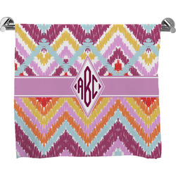 Ikat Chevron Bath Towel (Personalized)